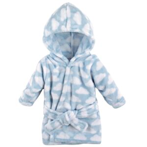 Hudson Child Unisex Plush Animal Face Bathrobe for Infants